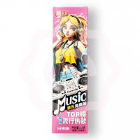 Музыкальный леденец со вкусом белого персика на гитаре 15 г Китай) 1/8/64