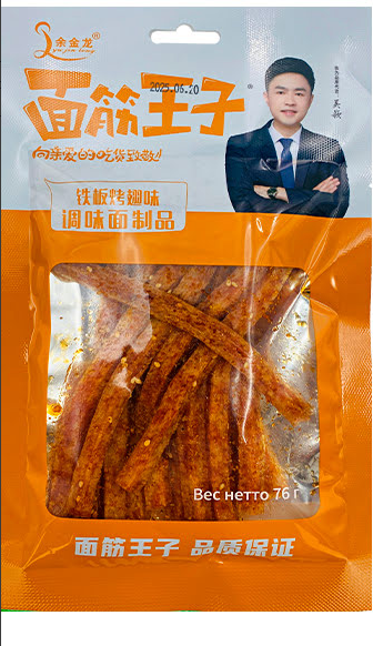 Пшеничная закуска со вкусом крылышек на барбекю 76 г (Китай) 1/10/100