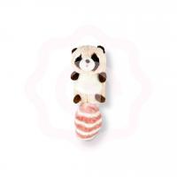 Мягкий брелок «Енот» нежно-розовый