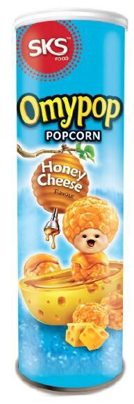 Попкорн SWEET CAT BOX "Omypop" сыр с медом 85 г