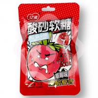 Мармелад с кислинкой с клубничным вкусом 25 г (Китай) 1/20/240