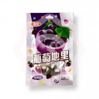 Мармелад жевательный в глазури с фруктовым соком виноград 30 г (Китай)