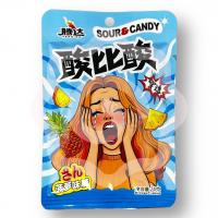 Кислые леденцы «Teng Da» со вкусом ананаса 24 г (Китай) 1/20/240