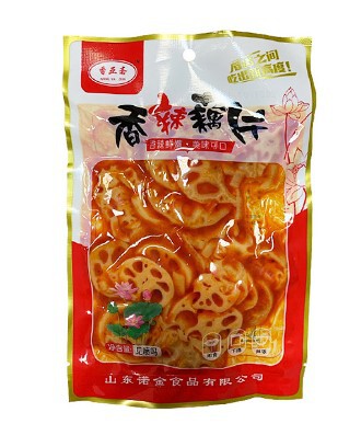 Корень лотоса «Wanshengmei» маринованный в остро-пряном соусе 280 г (Китай) 1/20