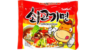 Лапша SAMYANG "Sogokimyun" со вкусом говядины 120 г