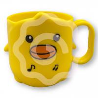 Кружка пластиковая «Уточка» желтая