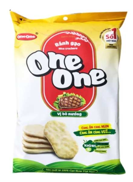 Крекеры ONE ONE со вкусом барбекю 150 г