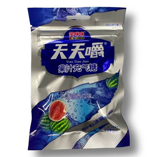 Конфеты жевательные «TianTianJiao» со вкусом арбуза 25 г (Китай)