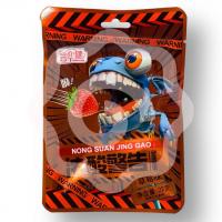 Леденцы кислые «Yunhuajian» со вкусом клубники 22 г (Китай) 1/20/240