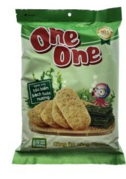 Крекеры ONE ONE рисовые со вкусом морской капусты 104 г
