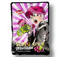 Леденцы кислые со вкусом винограда с шипучкой в центре 24 г (Китай) 1/20/240