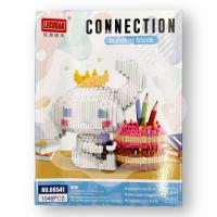 Конструктор «Синнаморолл Санрио» 1046 блока 15,6х18,3 см