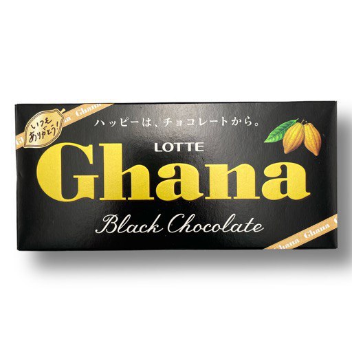 Темный шоколад «Lotte» Ghana 50 г (Япония)