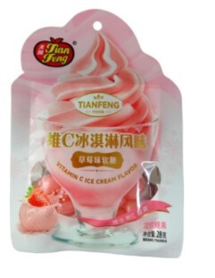 Мармелад JIAN JENG "Tianfeng. Клубничное мороженое" 28 г