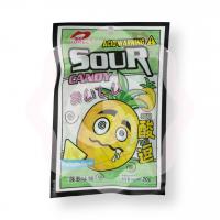 Кислые леденцы со вкусом ананаса 20 г (Китай)