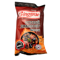 Чипсы острые «Binggrae» со вкусом острого супа с морепродуктами Джампонг 40 г (Россия)