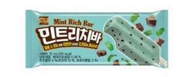 Мороженое SEOJU "Mint Rich Bar" сливочное со вкусом мяты 69 г 3%