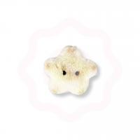 Мягкий брелок «Звездочка» кремовая