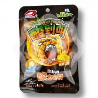 Кислые леденцы «Luxing» со вкусом ананаса 22 г (Китай) 1/20/240