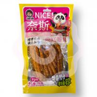 Закуска пшеничная «Dangjia» со вкусом говяжьего стейка 76 г (Китай) 1/100