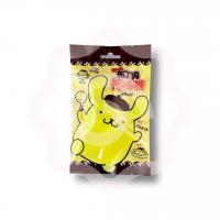 Леденцы на палочке со вкусом пудинга с наклейкой pompompurin 78 г (Япония)