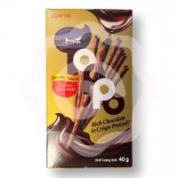 Палочки печенье «Lotte» с начинкой какао-шоколад 40 г (Вьетнам) 1/10/60