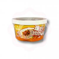 Удон обжаренный со вкусом пряного тушеного мяса 240 г (Китай) 1/12