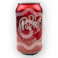 Напиток газированный «Dr. Pepper» со вкусом клубники и сливок 355 мл (США) 1/12