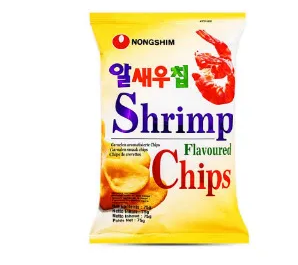 Чипсы NONGSHIM "Shrimp Flavoured Chips" с креветочным вкусом 75 г