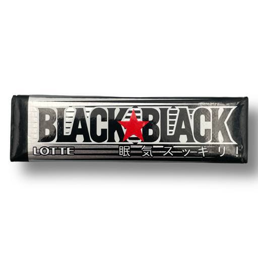 Жевательная резинка «LOTTE Black Black» с мятным вкусом 32 г (Япония)
