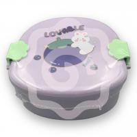 Ланчбокс "Зайка с черникой", фиолетовый, 1200 мл