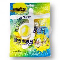 Карамель кислая с шипучкой со вкусом лимона 22 г (Китай) 1/20/240