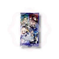 Упаковка коллекционные карточек «Genshin Impact» синяя