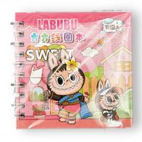 Блокнот «Лабубу с наклейками»