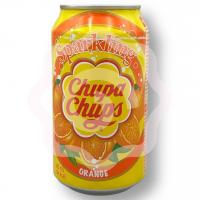 Напиток газированный «Chupa Chups» со вкусом апельсина 345 мл (Южная Корея) 1/24