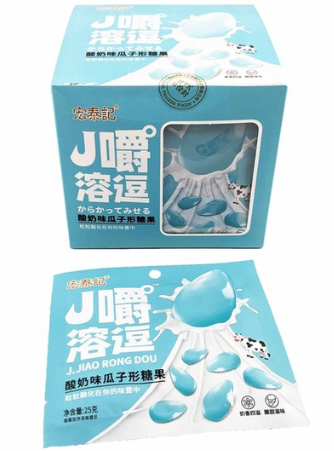 Конфеты жевательные J.JIAO RONG DOU со вкусом сливок 25 г
