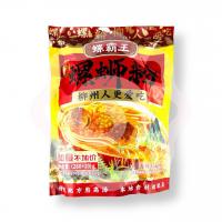 Рамен с острым бульоном из рисовой лапши с улитками  и перепелиным яйцом 300 г (Китай)