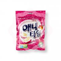 Леденцовая карамель без сахара со вкусом сливы и персика 60 г (Корея)