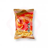 Кукурузные чипсы «Nongshim» со вкусом креветки 75 г (Южная Корея) 1/20