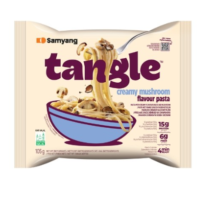 Рамен «Samyang» Tangle со сливочным соусом и грибами, 105 г (Южная Корея) 1/20