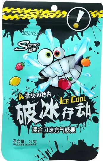Конфеты STYOW ICE COOL жевательные с ментолом 21 г