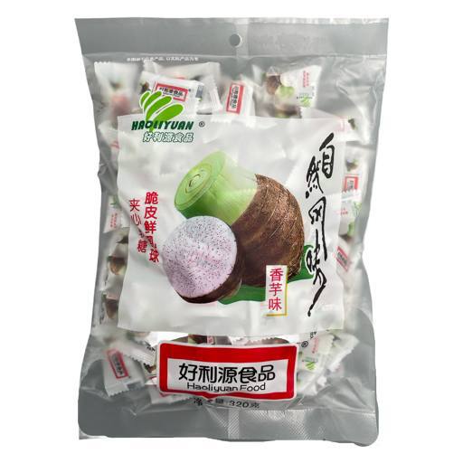 Жевательные конфеты со вкусом сливочного таро 320 г (Китай)