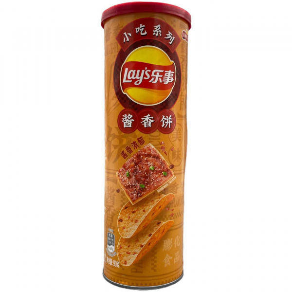 Чипсы «Lay's Stax» со вкусом блинчиков с соусом 90 г (Китай)