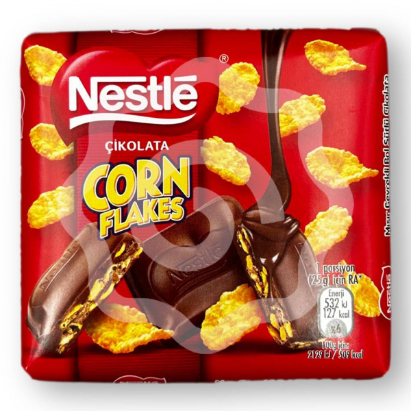 Шоколад NESTLE "Corn Flakes" молочный с хлопьями 60 г