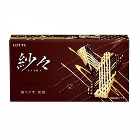 Шоколад LOTTE "Sasha" молочный и белый 69 г