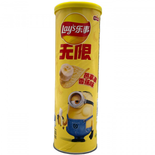 Чипсы «Lay's Stax» со вкусом банана 90 г (Китай)