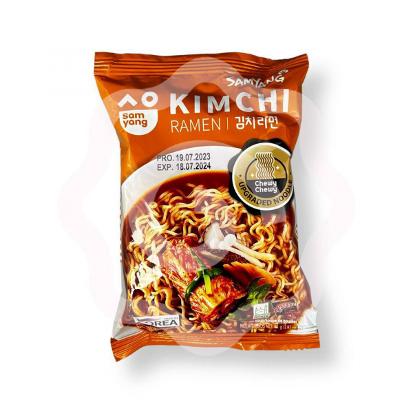 Рамен «Samyang» со вкусом кимчи Kimchi Ramen 80 г (Южная Корея)