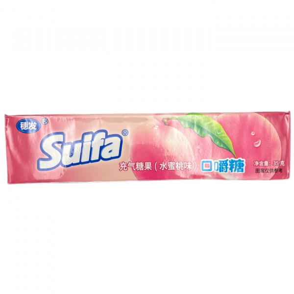 Жевательная конфета «Suifa» со вкусом персика 35 г (Китай)