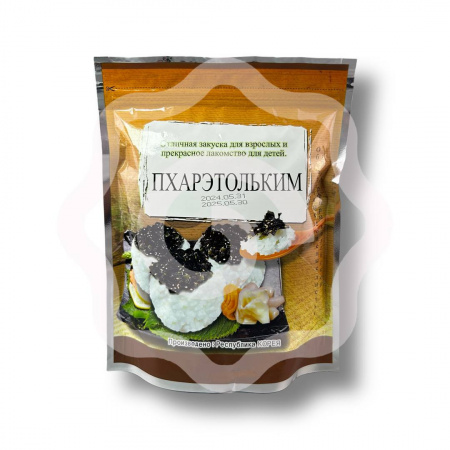 Обжаренные нори в кунжутном масле 80 г (Корея)
