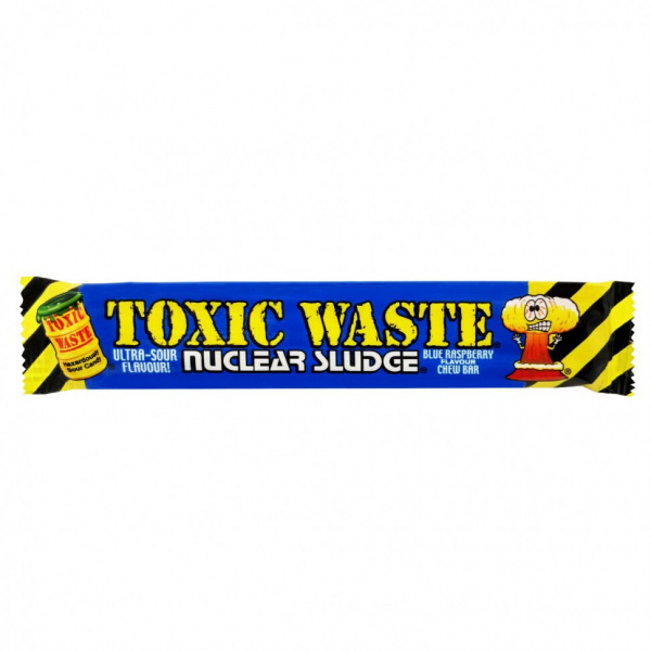 Кислая жевательная конфета Toxic Waste со вкусом малины 20 г (Пакистан)